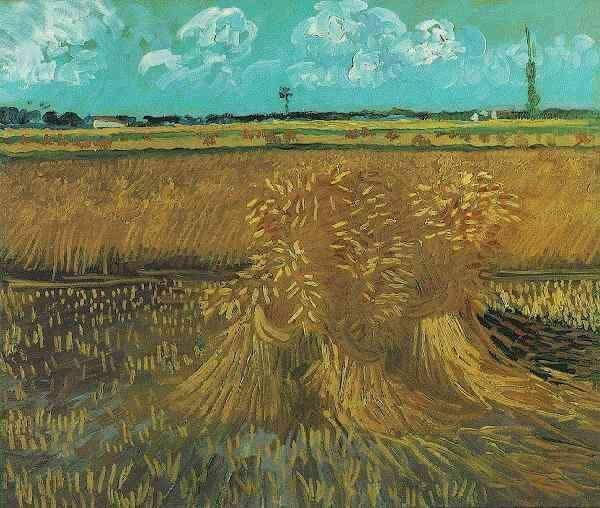 Vincent van Gogh Wheat Field with Sheaves